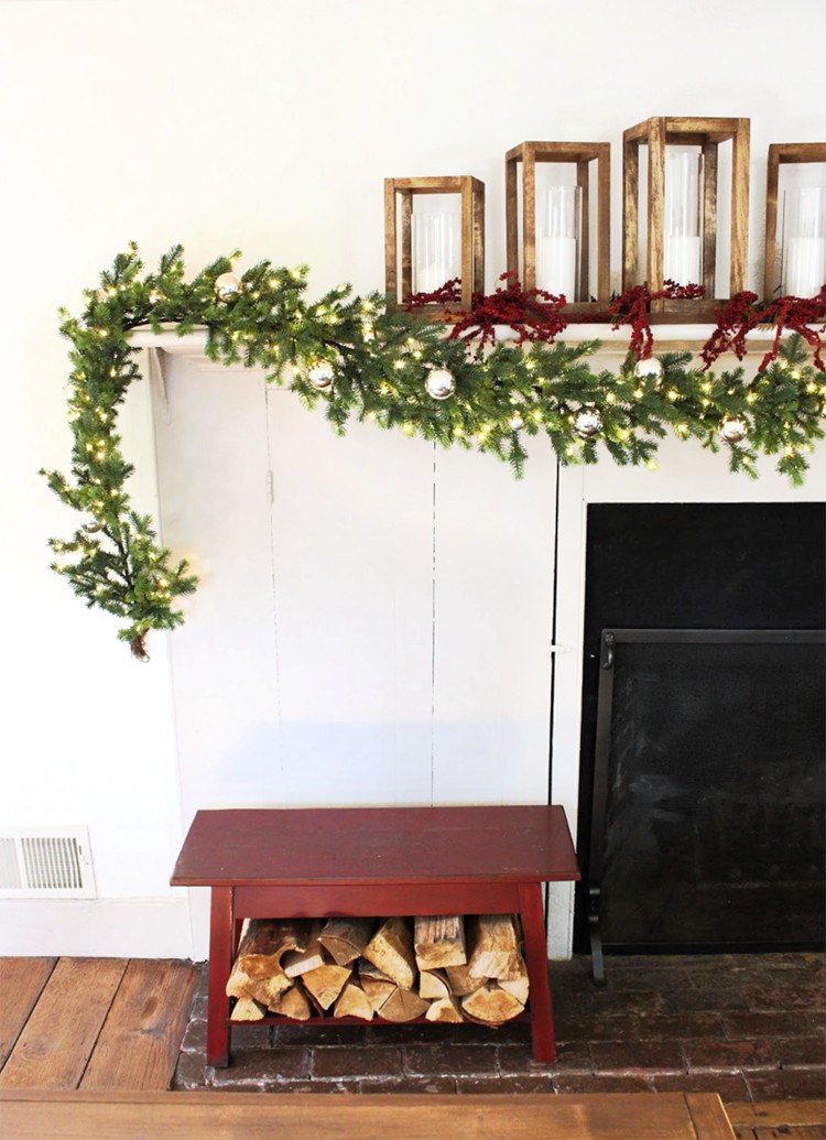 As part of The Holiday Style Challenge series, watch as Jaime Costiglio incorporates a few beautiful holiday decorations available at The Home Depot to create a simple holiday mantel with garland.