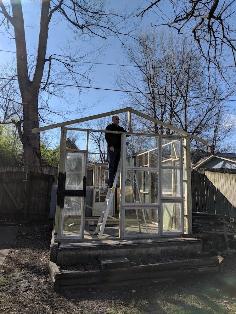 Before & After: A Beautiful Backyard Greenhouse