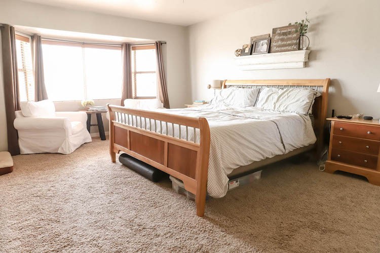 Master Bedroom Refresh with Waterproof Laminate Flooring