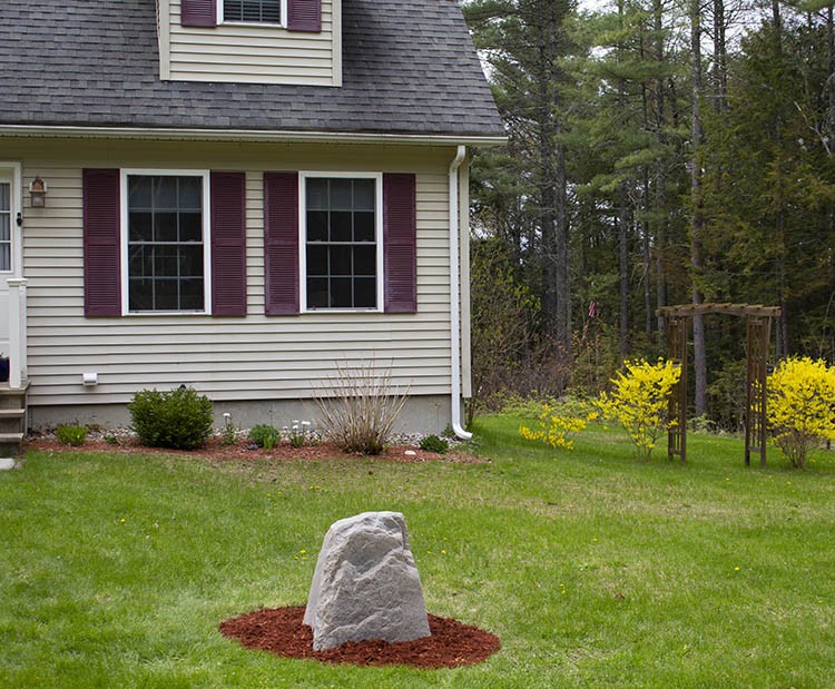 How to Build a Rock Area to Hide Front Yard Drilled Wellhead
