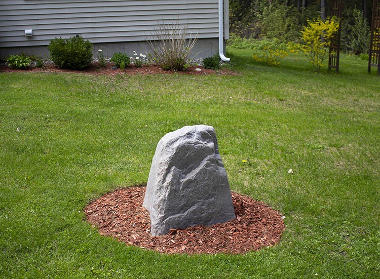 How to Build a Rock Area to Hide Front Yard Drilled Wellhead