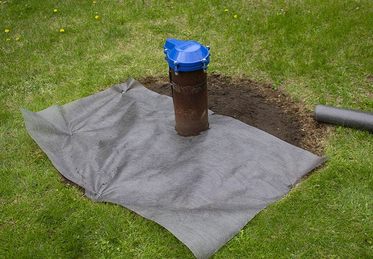 How to Build a Rock Area to Hide Front Yard Drilled Wellhead