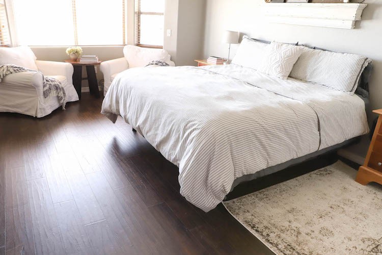 Master Bedroom Refresh with Waterproof Laminate Flooring
