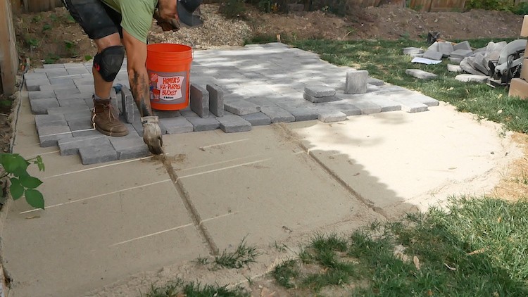 Outdoor Entertainment Space Update with Pavers