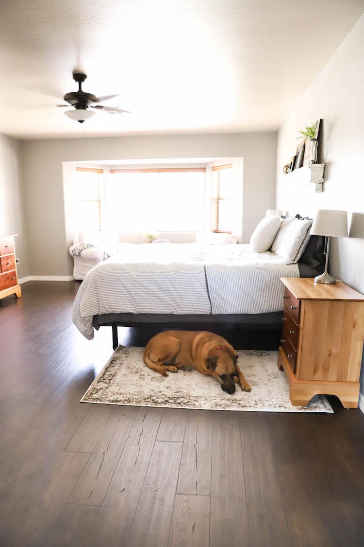 Master Bedroom Refresh with Waterproof Laminate Flooring