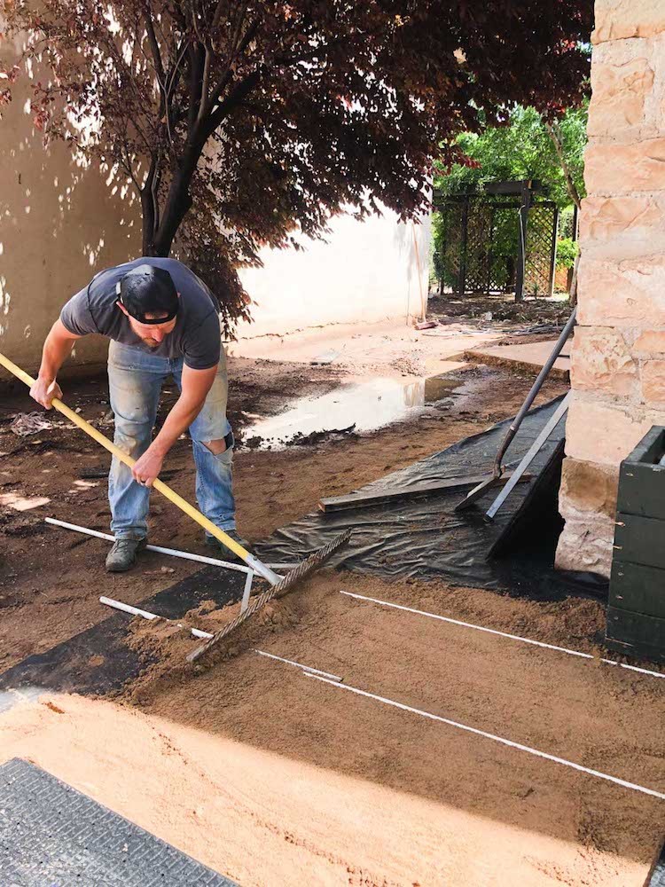 How to Install A Herringbone Paver Patio