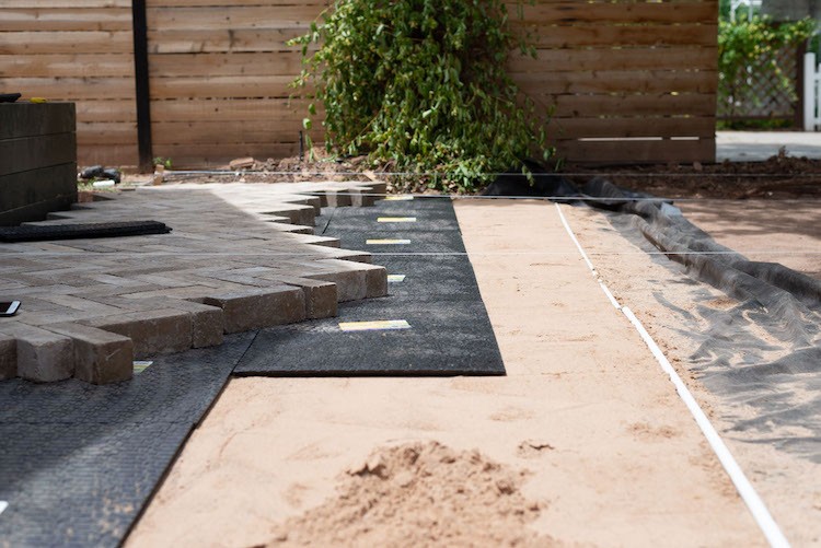 How to Install A Herringbone Paver Patio