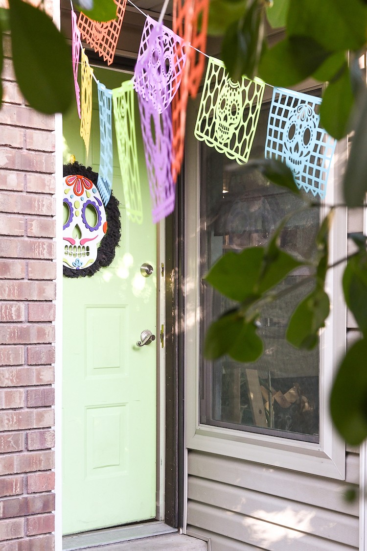 Day of the Dead Halloween Porch