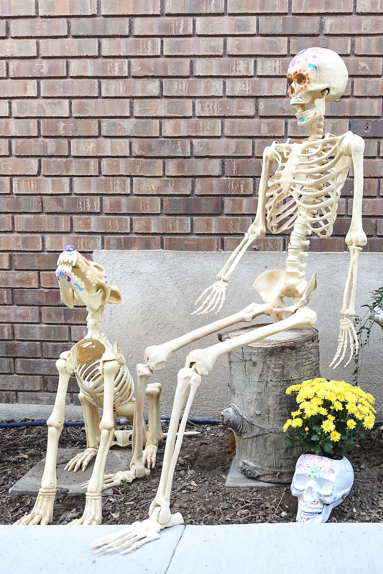 Day of the Dead Halloween Porch