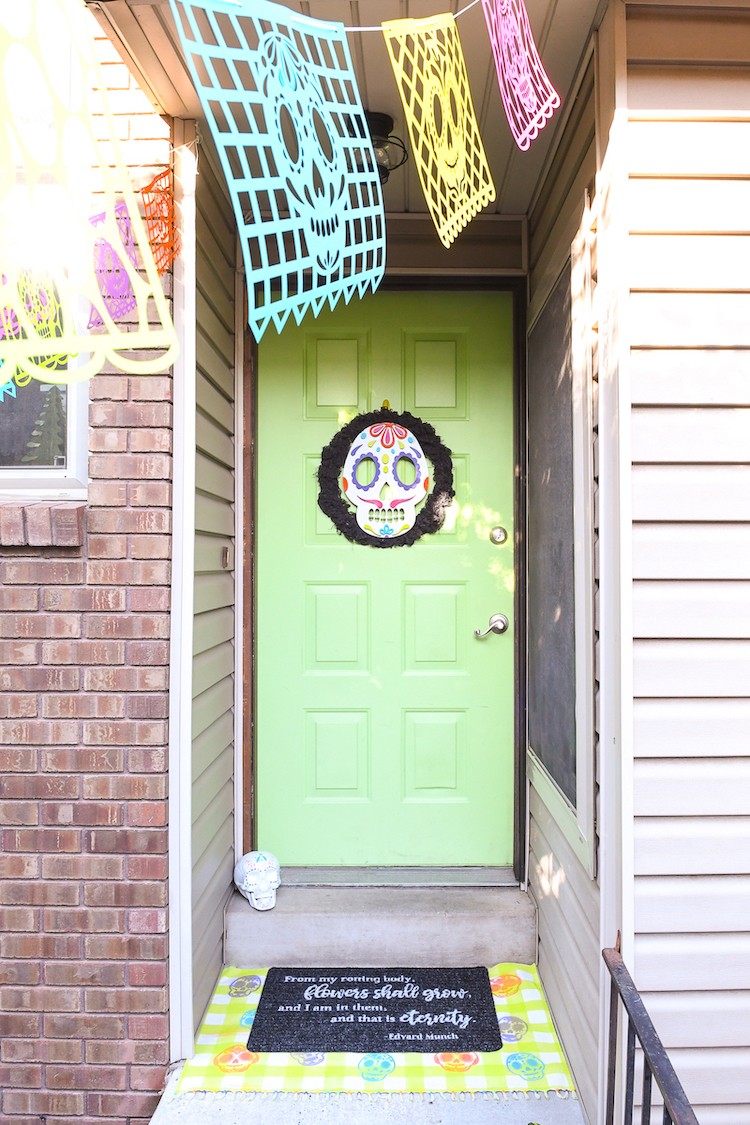 Day of the Dead Halloween Porch