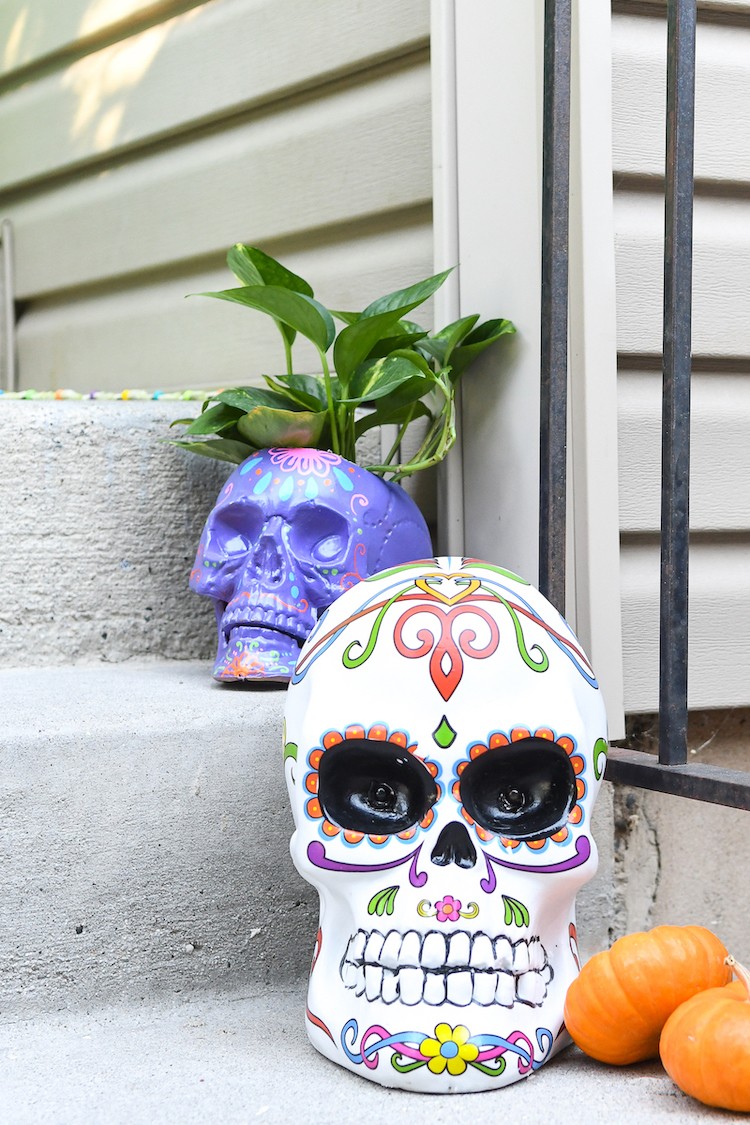 Day of the Dead Halloween Porch