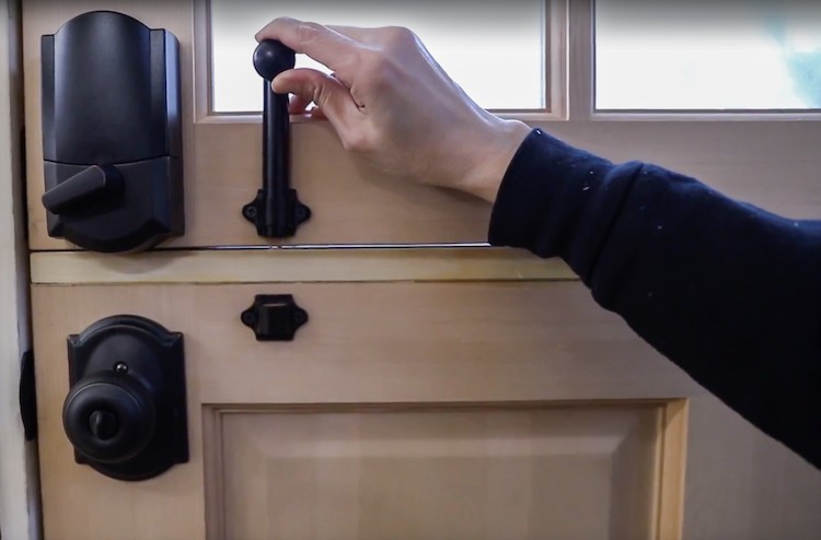 DIY Dutch Door Tutorial with Schlage Smart Lock