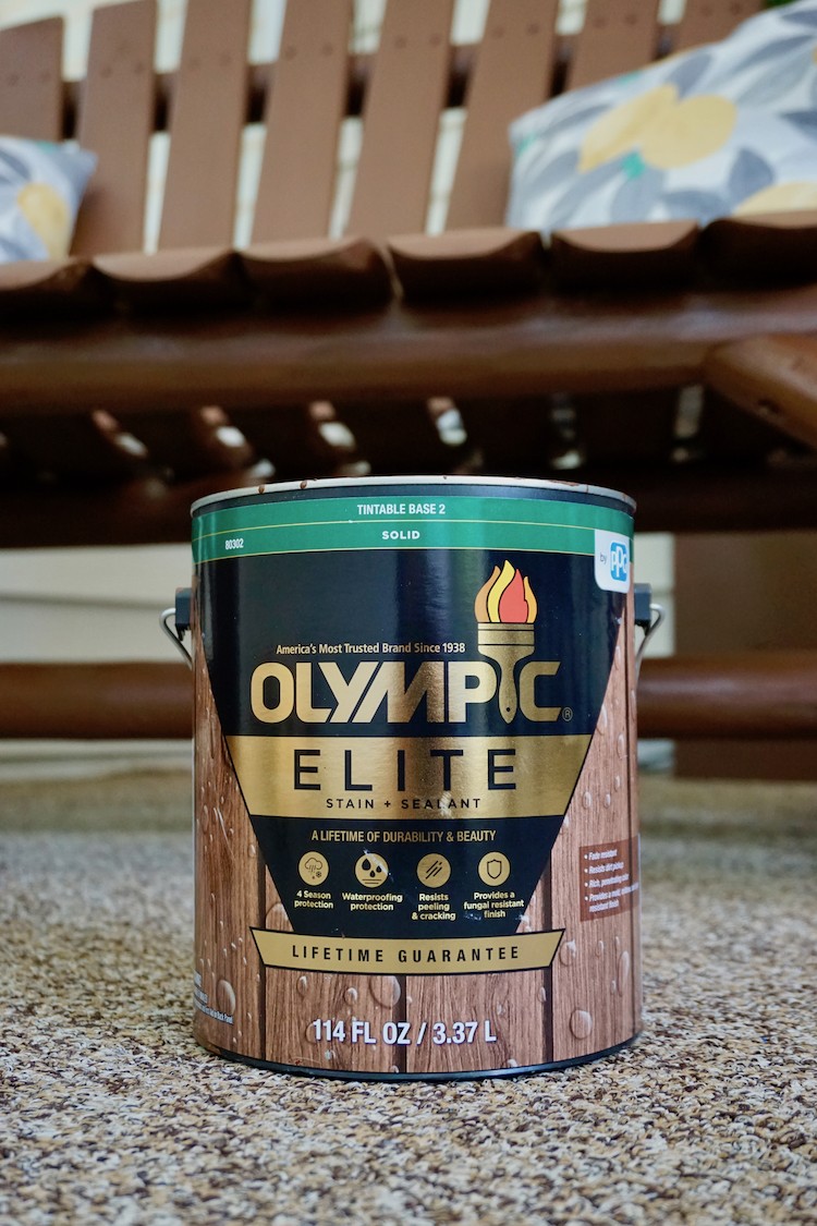 How to Improve the Look of Wood Patio Furniture with Olympic Elite Solid Stain