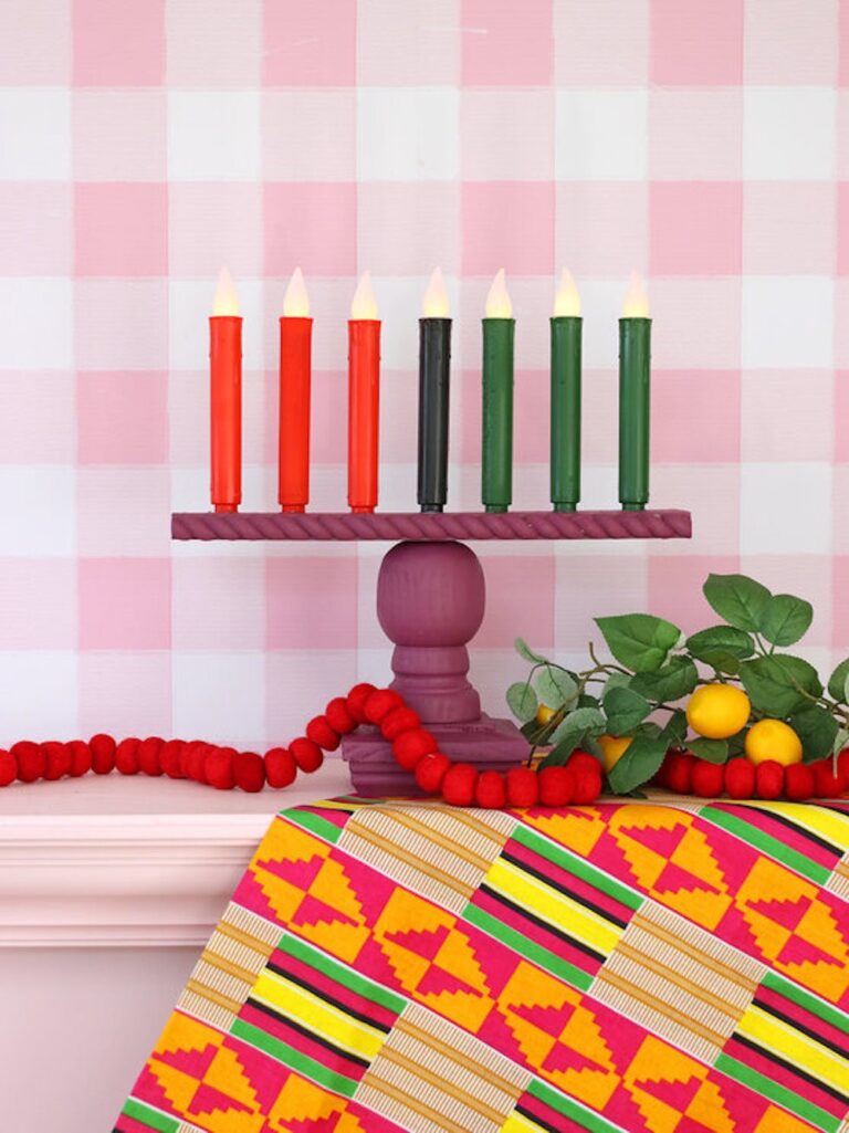 DIY Kwanzaa Kinara | Decorating Blogs